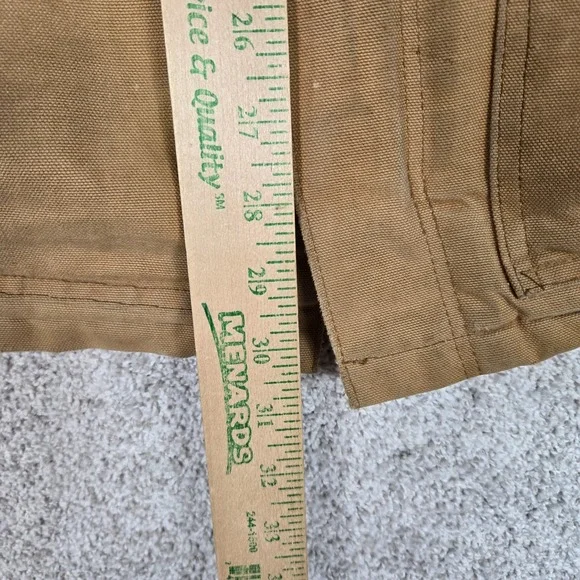 Vintage Carhartt Corduroy Collar Duck canvas Quilt Lined coat distressed men 2XL - Picture 6 of 8